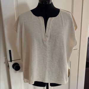 Elegant Cream Women's Blouse